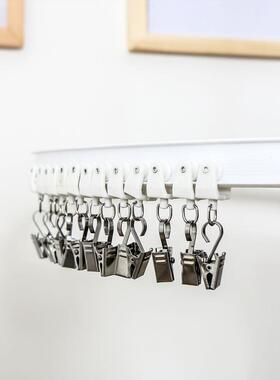 家不钢窗19422夹子窗帘挂钩窗锈帘配件窗帘夹帘子用挂钩吊环窗帘