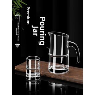 关中王帝王杯小酒杯覆古公爵杯酒樽彷古玻璃爵杯白酒杯分酒器套装