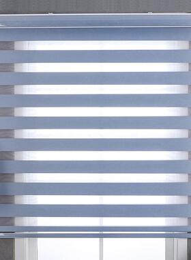 卷帘手拉式升02843降层办全遮光公室卧室双阳台卫间 百叶窗帘免打