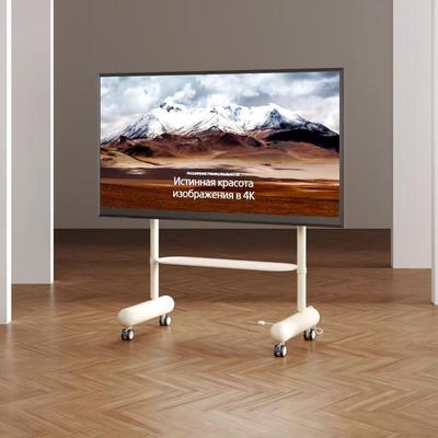 电视机可移动支架带轮落地式可通用40/50/65/85/寸家用白色电视架