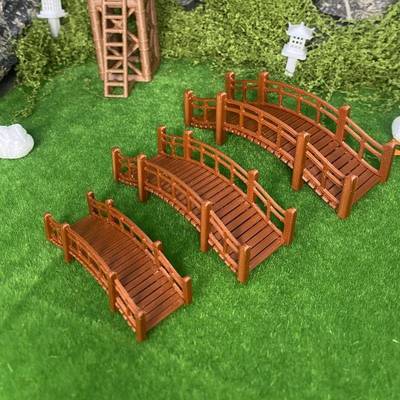 花园户外造景假山凉亭模型吸水小拱桥鱼缸仿生装饰流水庭院