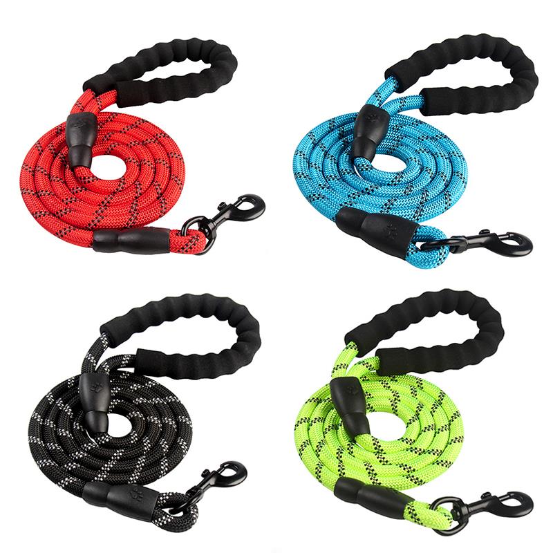 加长狗狗牵引绳中型犬小型犬狗链子户外反光柯基金毛遛狗专用单绳