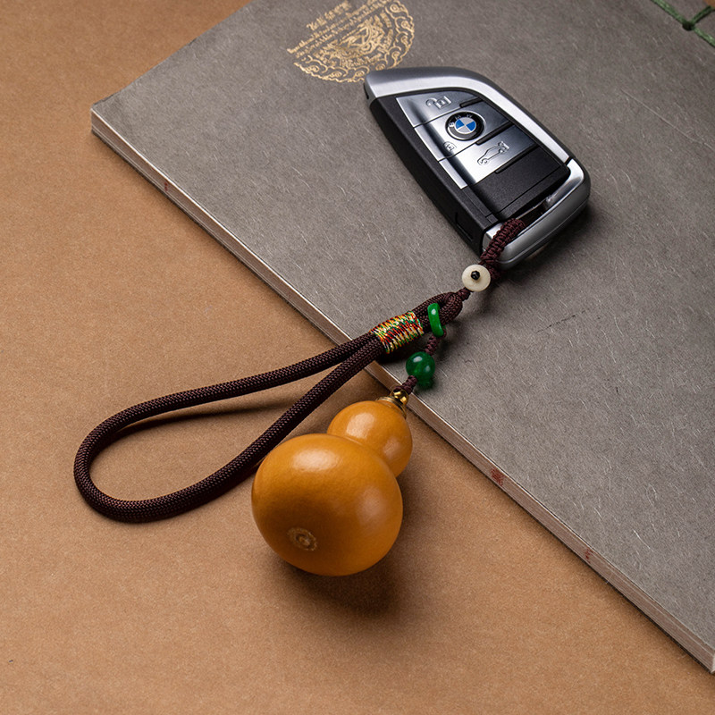 林静天然小葫芦挂件汽车钥匙扣男女款平安好运创意钥匙链包包挂饰,节庆用品/礼品,钥匙扣,淘宝优惠券,粉丝福利购,淘宝优惠卷