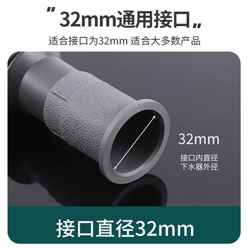 厨房水槽洗菜盆下水管延长排水管防C臭神器单水槽配件下水道加长