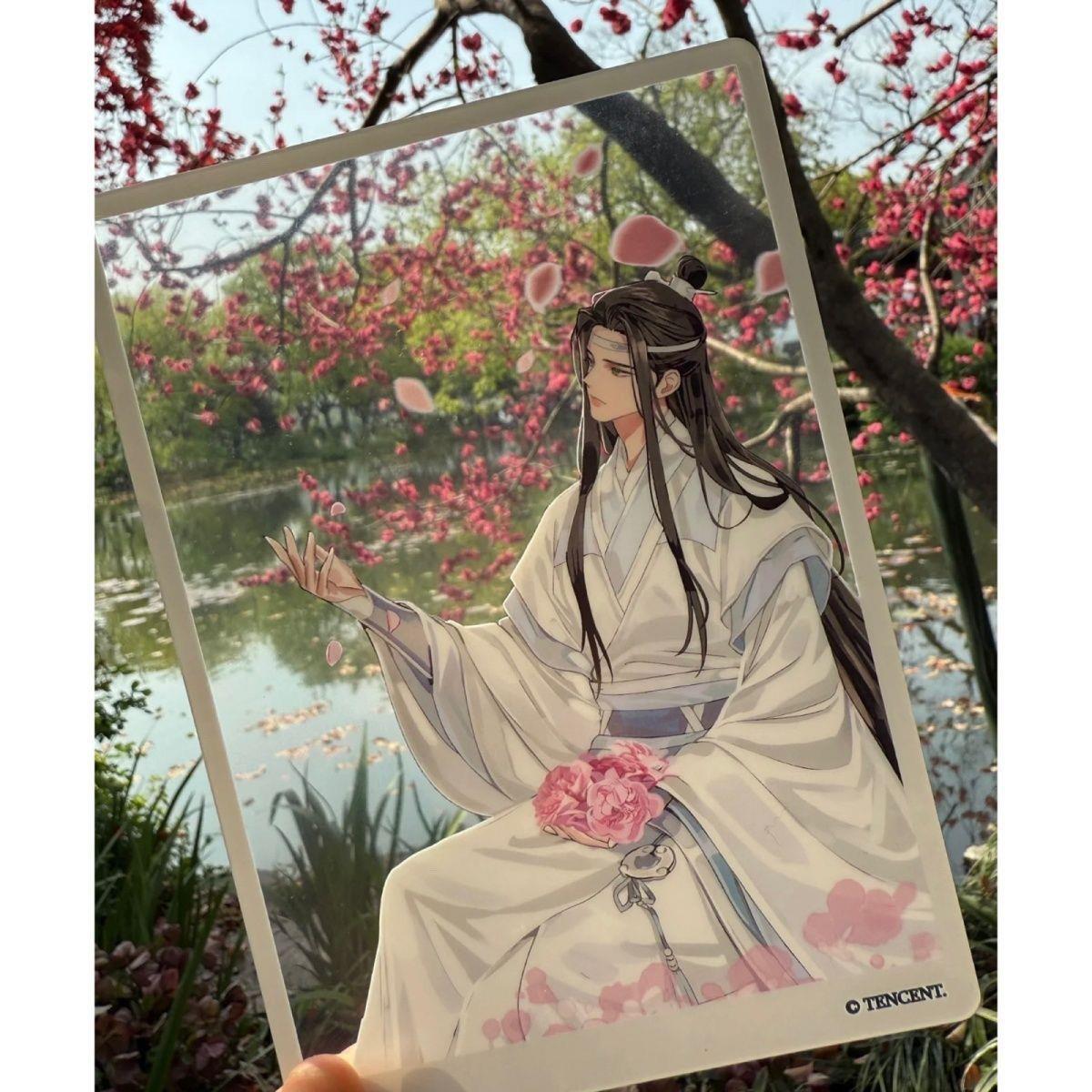 魔道祖师动漫周边透卡桌面摆件学生校园饰品生日礼物