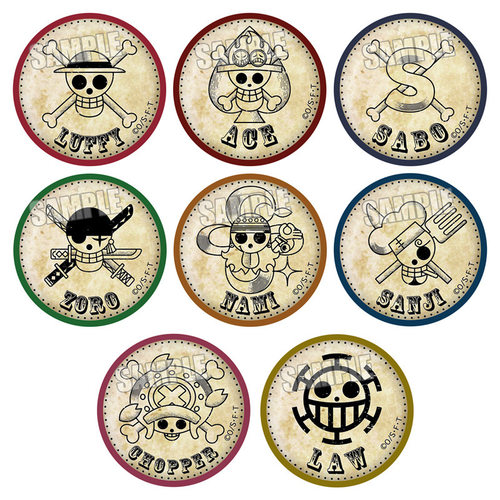海贼王ONEPIECE动漫徽章航海王路