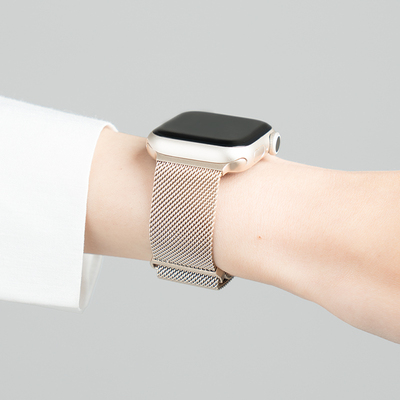 适用苹果iwatch米兰尼斯磁吸表带
