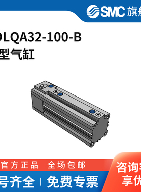 SMC官方正品RLQ系列气缸RDLQA32-100-B缸径32mm行程100mm