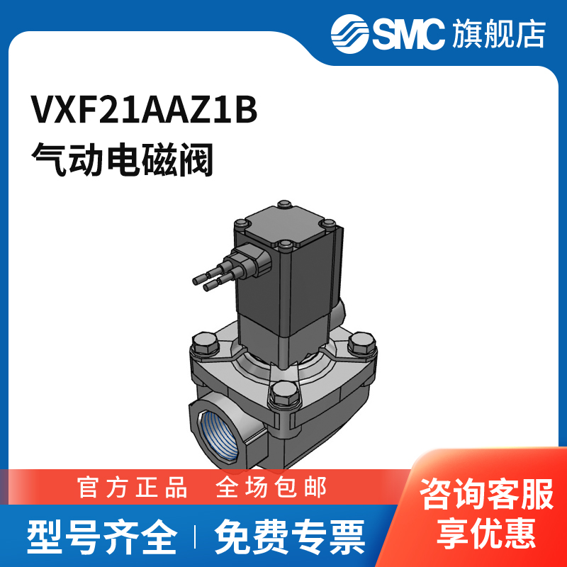 SMC官方正品VXF2系列电磁阀VXF21AAZ1B两位两通AC220V