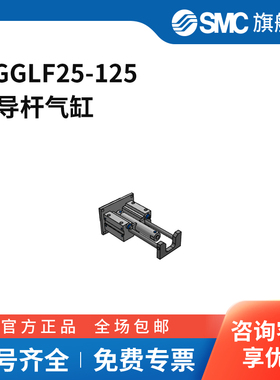 SMC官方正品MGG系列气缸MGGLF25-125缸径25mm行程125mm附磁石