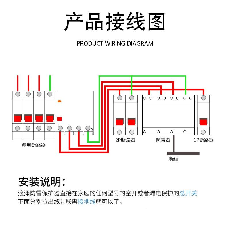 SPD电涌T1避雷器(150/50us)一级4P2.KA15LOCKA25KA1防雷浪涌保护