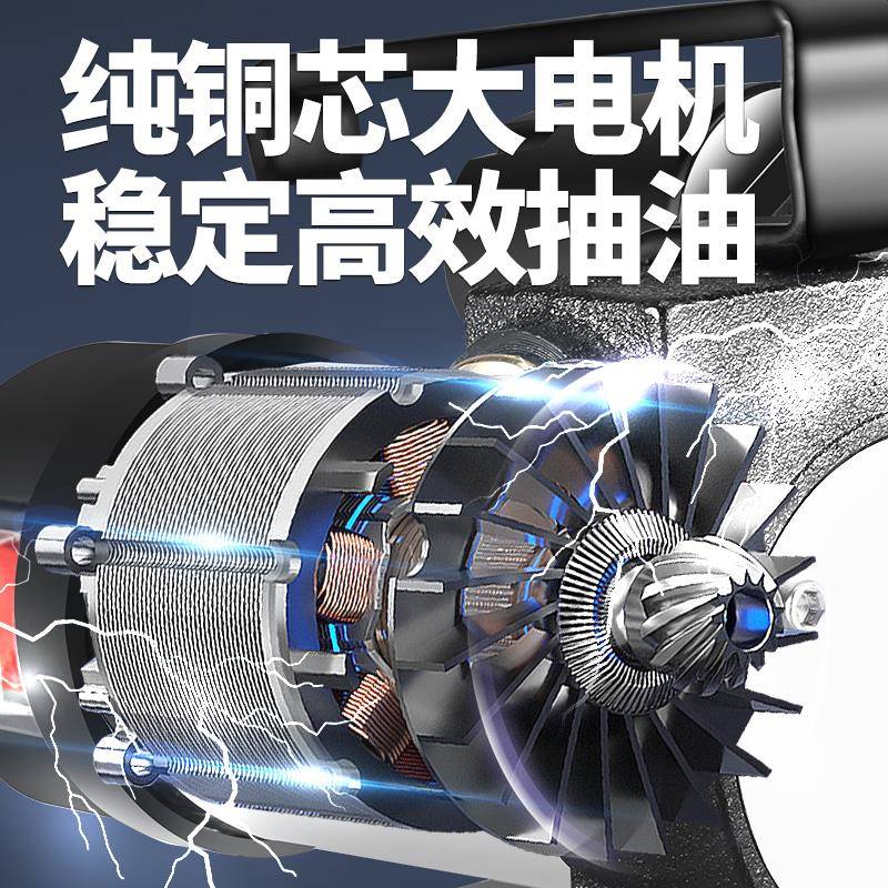 电动抽油泵12v24v通用220v柴油泵小型加油机抽油机自吸泵加油神器