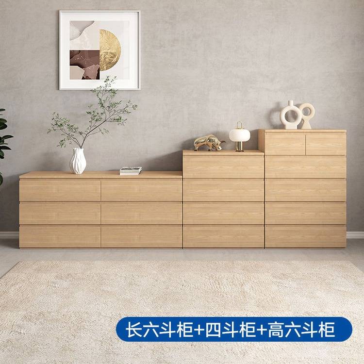 志光小户型卧室斗柜梳妆台一体主卧床尾超薄妆台储物柜客厅收纳柜