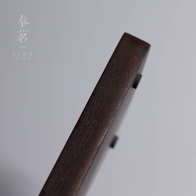 鸡翅木小茶盘整块实木托盘储水壶承小号干泡台茶台茶席