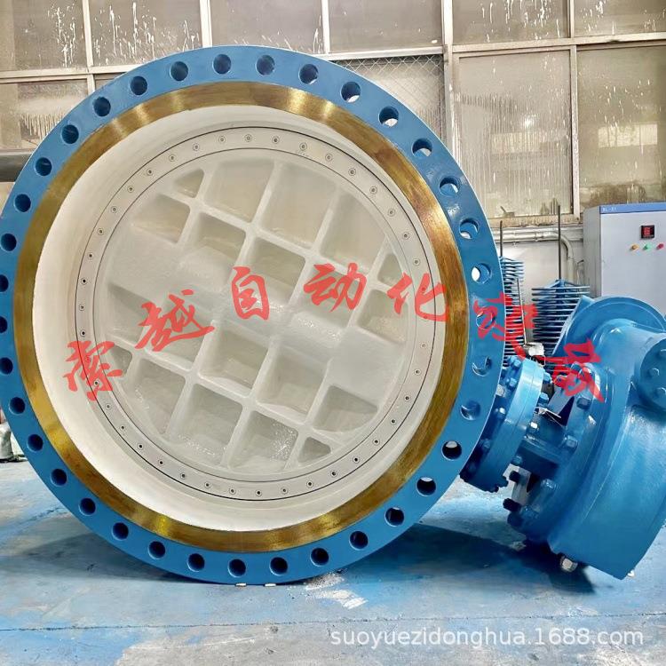 D641W-1P-DN400气动通风法兰式蝶阀烟道气动风门不锈钢材质