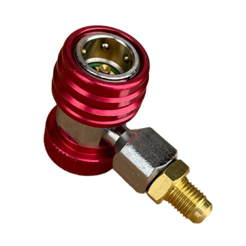 台湾R134A全铜快接空调加雪种转换接头汽车加氟快速接头空调工具