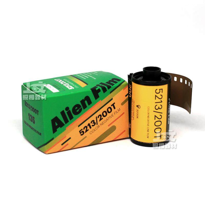 外星人5213 200T 135彩色电影胶卷负片36张带DX码ECN2冲洗