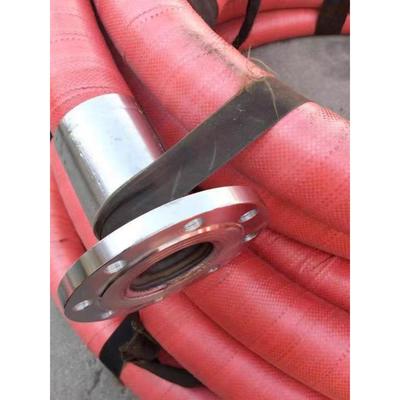 大口径法兰钢丝编织胶管DN65 80 100 150 高压软管矿用抽排注水管