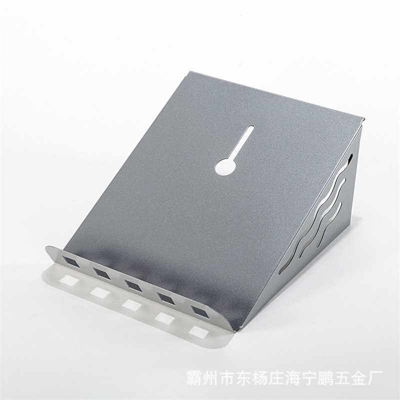 办公家具五金挂件 屏风工位钢制挂件 简约挂式电话托架盒