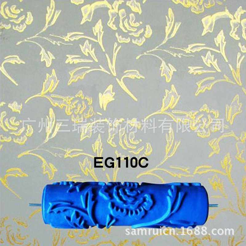 7寸印花滚筒工具液体壁纸漆滚花模具墙纸艺术涂料墙艺墙面漆刷,五金/工具,其它工具,淘宝优惠券,粉丝福利购,淘宝优惠卷