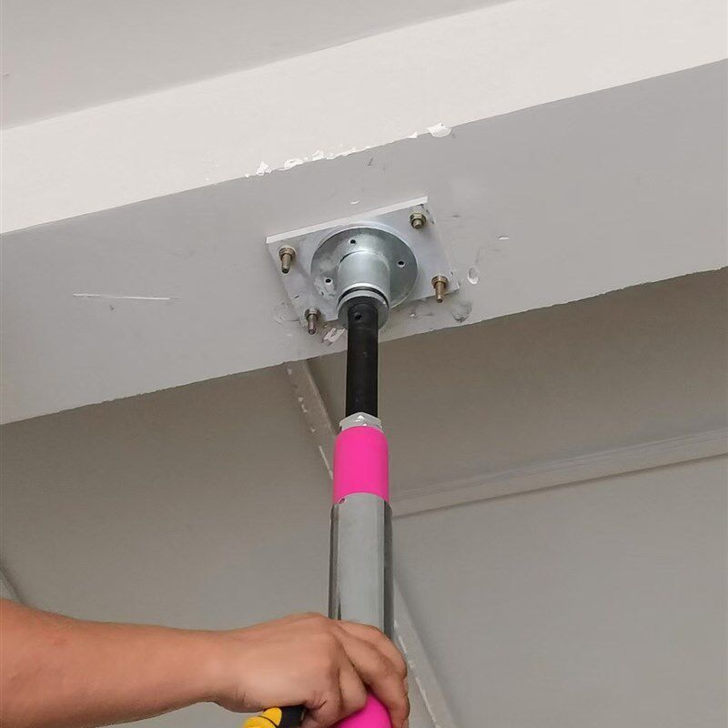 钢管舞钢管打孔顶盘舞蹈室家用y便携式跳舞杆膨胀螺丝固定顶盘配