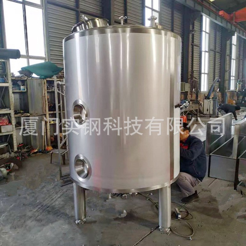 工厂生活储水罐圆形一吨304不锈钢储水罐立T式保温储水罐商用