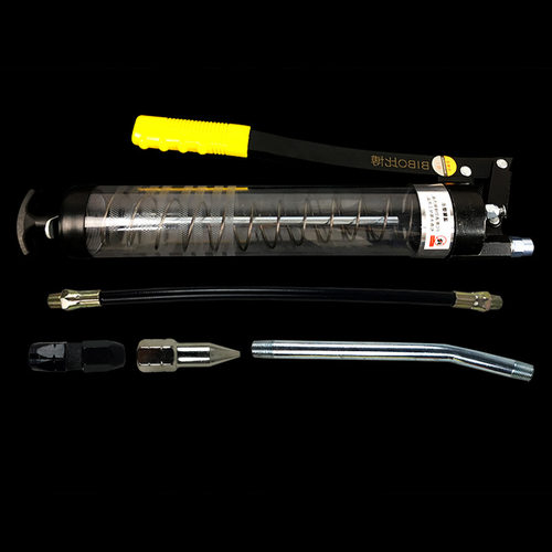 透明手动高压f单压双压杆黄油枪挖掘机汽车重型自吸式黄油机抢