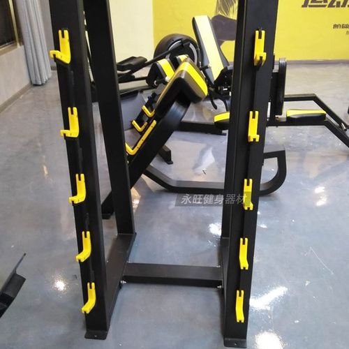 商用杠铃杆架子k健身房私教工作室固定杠铃架子10付健身器材