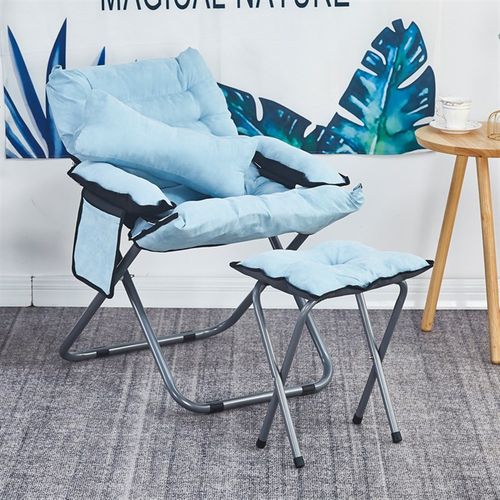 家用懒人沙发椅 布艺单s人午睡椅厂家货源折叠椅办公室午休躺椅
