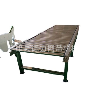 自动滚筒线输送机流水线托辊输送线无动力滚轮传S送带地滚线传送