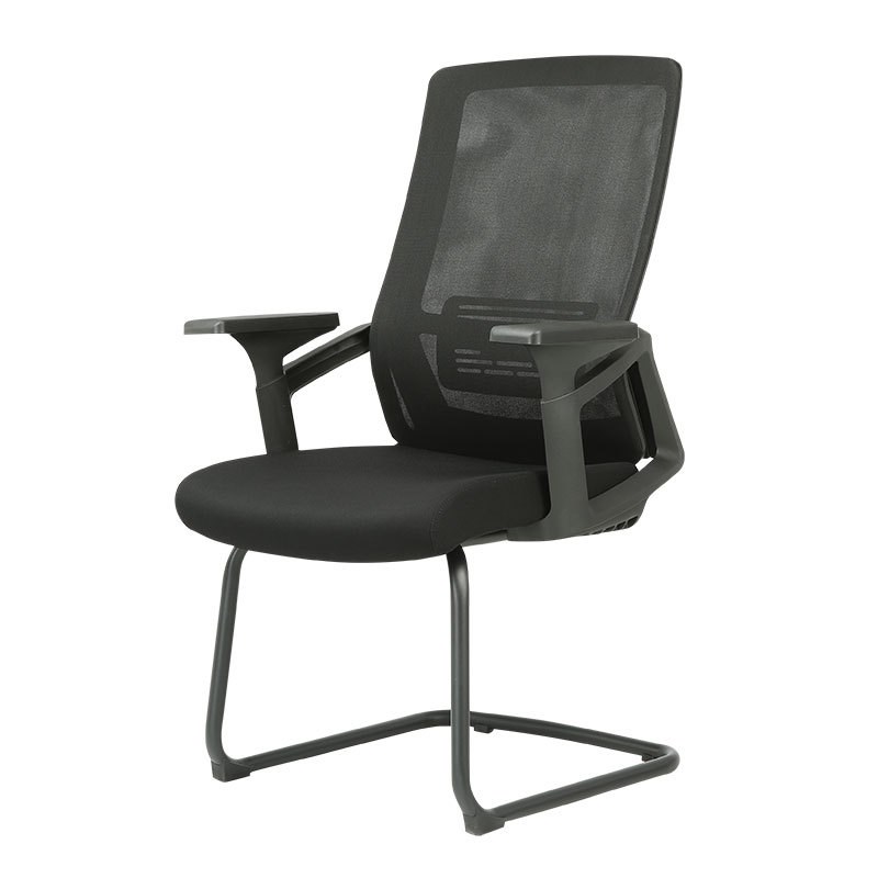 办公椅书桌久坐弓形椅金属架家用书F房电脑椅灰色学生一套学习椅