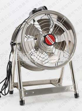 22V移动式换引气排IQW风扇便携鼓机通风设备不风锈钢手提圆筒风0