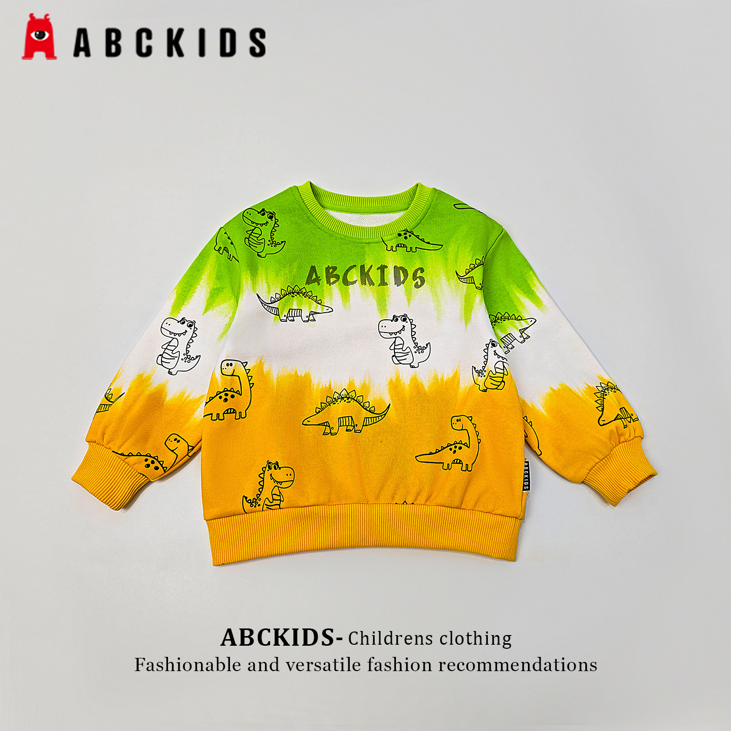 abckids童装男童秋装卫衣2026新款洋气儿童春秋款长袖秋季上衣潮