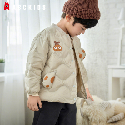 abckids男童羽绒服2025冬装