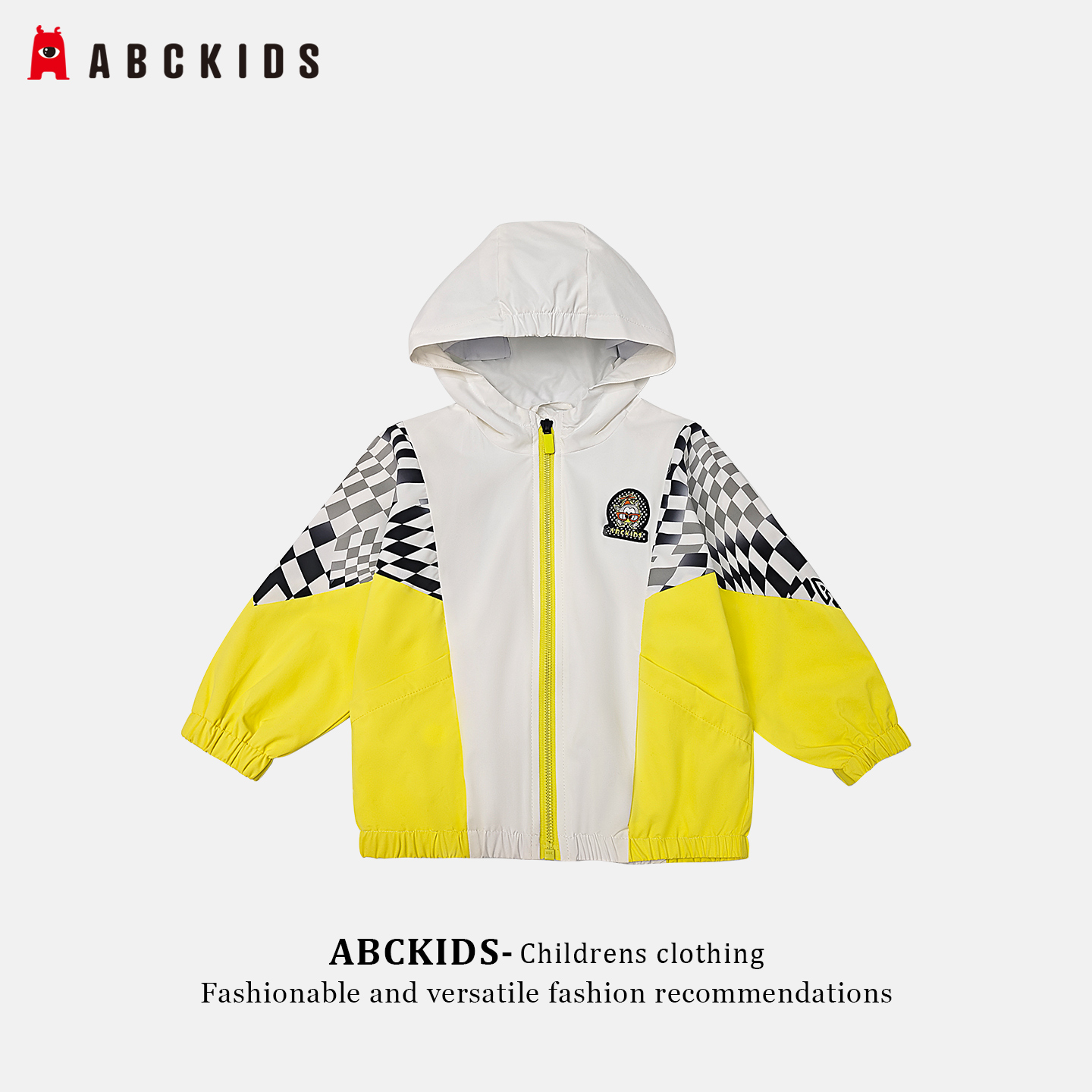 abckids男童开衫冲锋衣