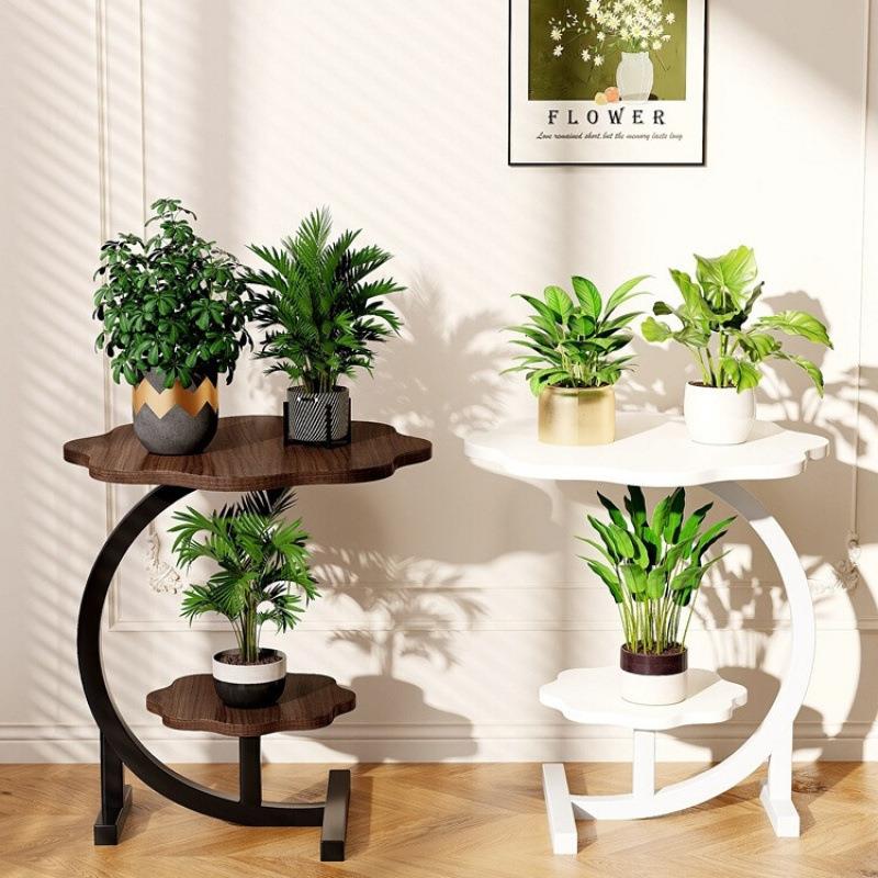 2025新款阳台花架子客厅落地式不锈钢铁艺多层置物架花盆托架多肉