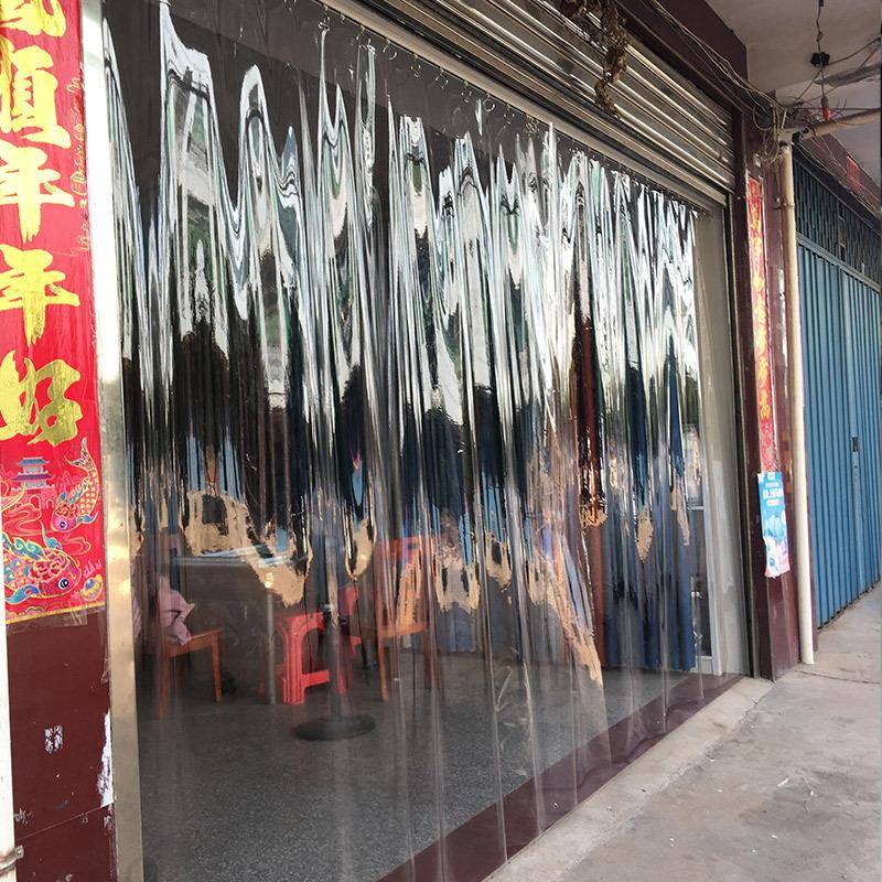 透明门帘遮风挡雨防水pvc户外塑料防尘塑胶窗帘隔热保暖软水晶板
