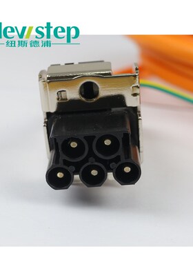 耐油耐磨耐弯折1500r万次 橙色 高柔性 伺服动力电缆线 刹车线