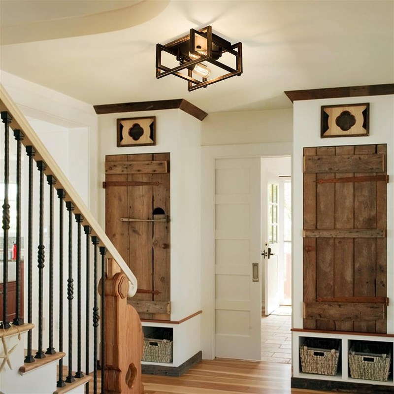 中山灯具卧室客厅l灯吸顶灯高级感现代简约餐厅灯复古过道阳台灯