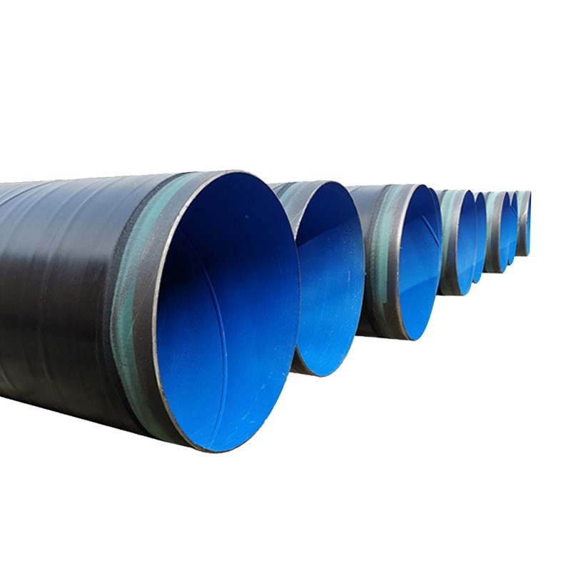 现货 3pe防腐钢管 r直埋输送双面埋弧焊 排水排污3pe防腐钢管