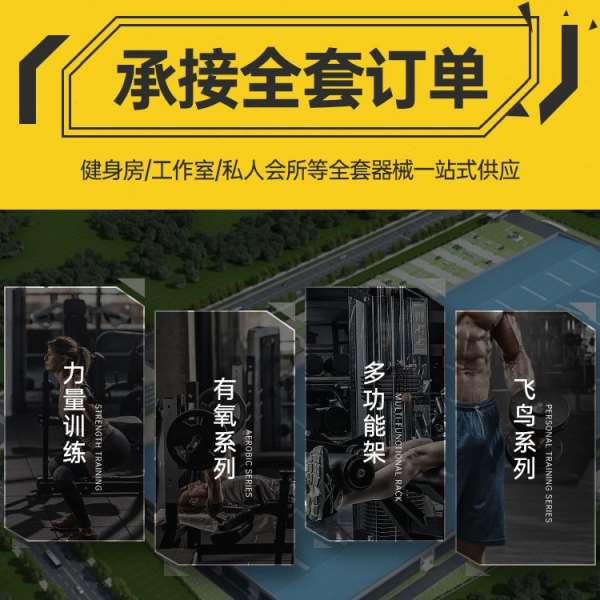 商用全套挂片力健免维护系列专业坐姿划船训练器健身房室器械