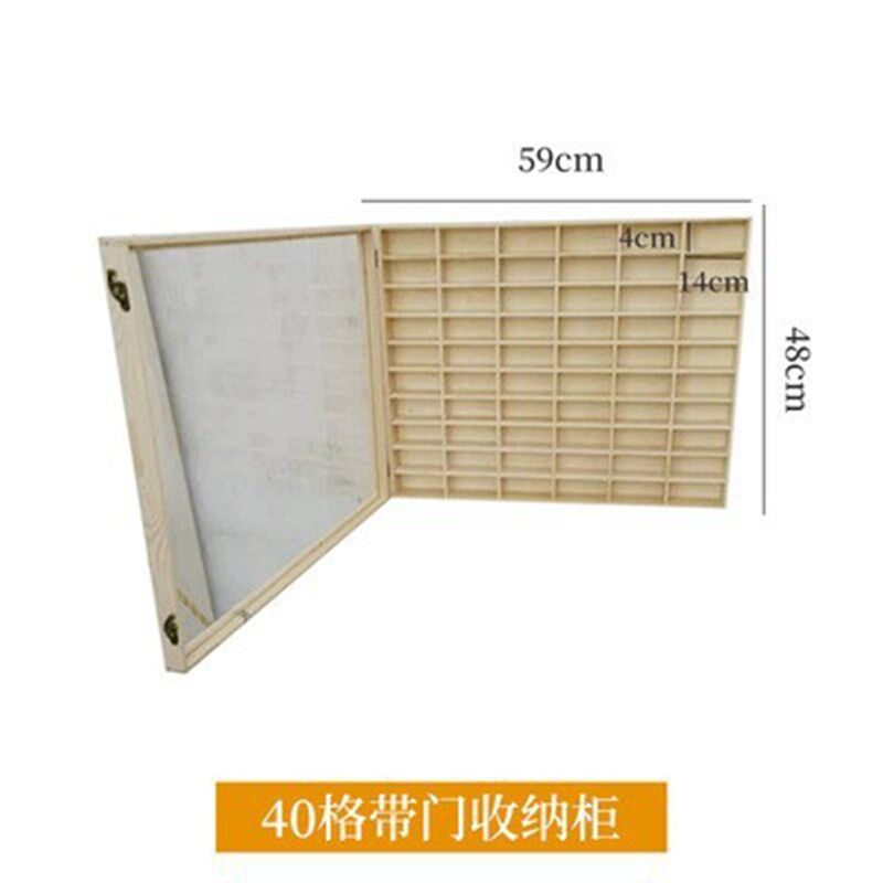 1:64小汽车模型展示架多美卡壁挂式模型防尘收纳架带Y门模型收纳