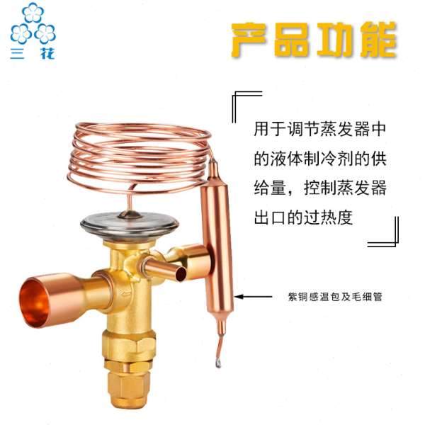 三花膨胀一体阀 RFGD系列R22 R4043E-2.8-40/冷吨2.8R404A/2.0-39