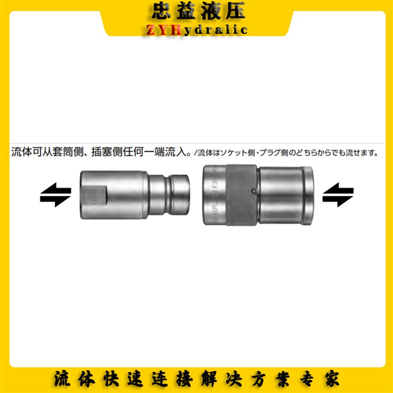 F35平面式日东Nittor快速接头挖掘机破碎锤油管快接68锤小挖75锤