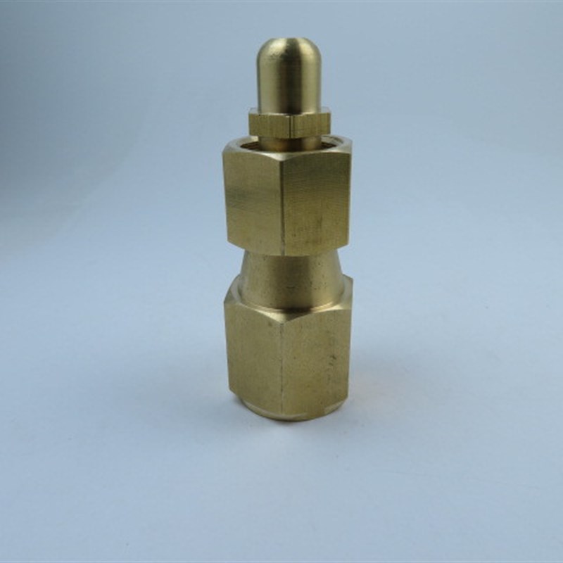 CGA540内凹口转G5/8内丝  双内丝GH5/8活接钢瓶转接头减压器接头