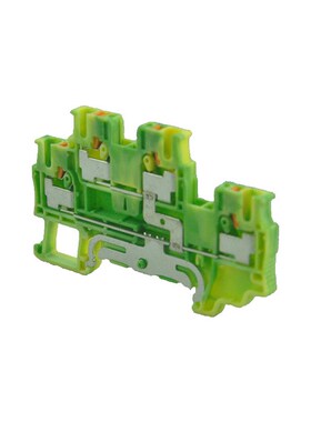 RIT直插式弹片接线端子排RIsT1.5D-PE 双层接地型 1.5mm接线端