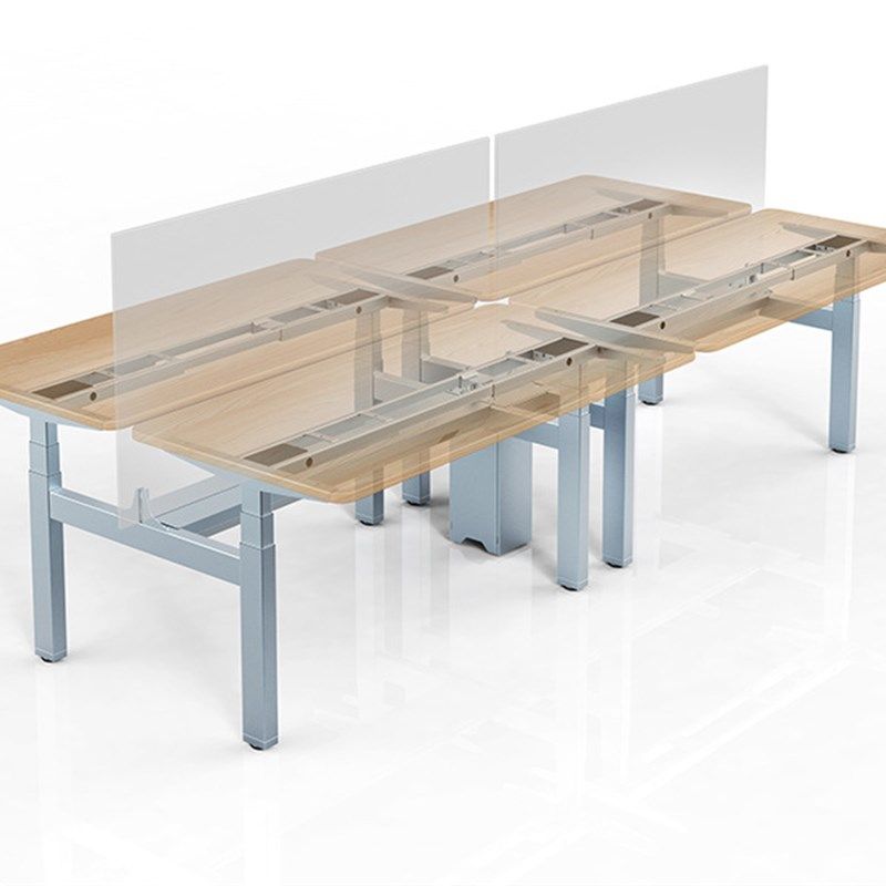 电动升降桌站立式实木电脑桌家用台式J办公桌移动书桌卧室桌子