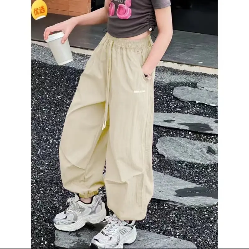 儿童裤子中大童夏季长裤超轻薄防蚊裤速干防晒束脚裤运动休闲潮款