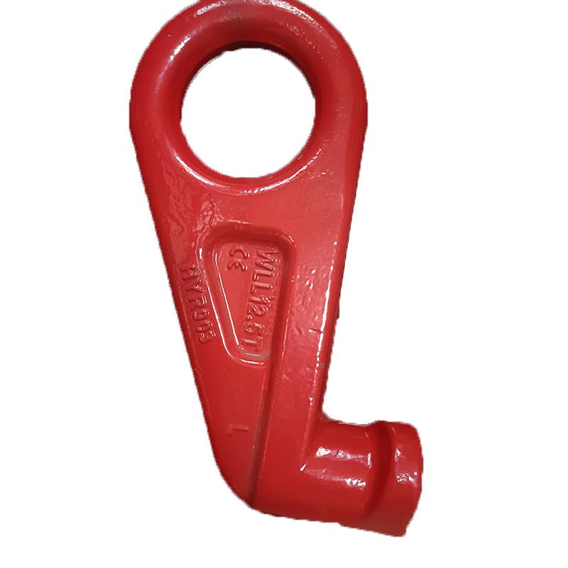 集装箱钩子挂钩吊钩吊钳起重吊具索具45度直角转脖钩负荷12.5吨