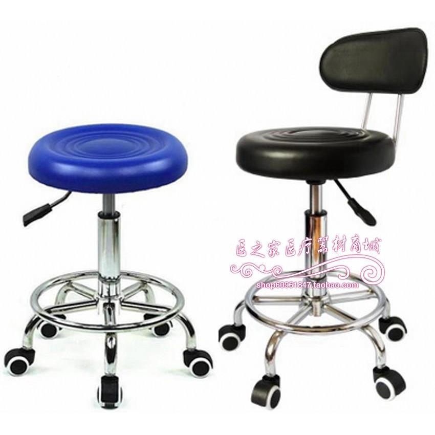 包邮康复PT凳子液压升降手术圆凳护士凳带轮旋转圆椅牙科医用座椅